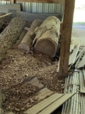 Logs Logs in both barns