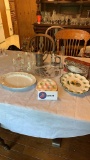 Serving platters and misc stemware