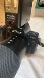 Nixon F-801 camera and accisories