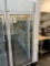 HUSSMANN 1-GLASS DOOR WHITE FREEZER W/CASTERS