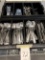 LOT - (274 PCS)S/S FLATWARE: KNIVES, FORKS, SPOONS & STEAK KNIVES (IN 3 CONTAINERS)