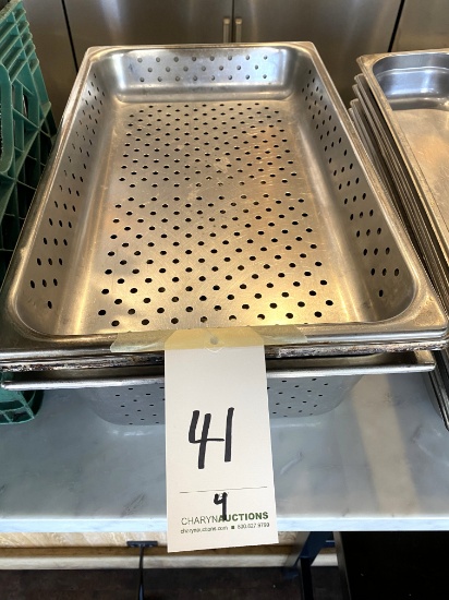 S/S 2", 4" & 6" PERFORATED PANS