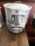 ALUMINUM SMALL STOCK POTS W/(1)LID