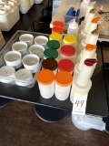 LOT - ASST PLASTIC JARS, DISPENSERS & RAMEKINS