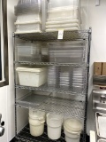 LOT - ASST PLASTIC FOOD CONTAINERS