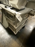 BEIGE PLASTIC 3-TIER BUS CART (CART ONLY-NO PRODUCT INCLUDED)