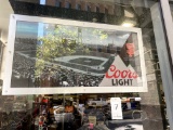 'COORS LIGHT' LIGHTED S.F. GIANTS SIGN