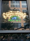 NEON 'SIERRA NEVADA PALE ALE' MOUNTAINS BEER SIGN