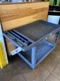 LARGE GRAY PLASTIC BUS CART