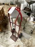 RED METAL HAND TRUCK