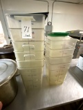 *LOT*(APPROX 10)PLASTIC FOOD CONTAINERS