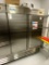 AVANTCO S/S 2-DOOR FREEZER W/CASTERS MOD. 178SS2FHC (NO CONTENTS INCLUDED)