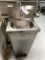 ALL STRONG SLL S/S FLOOR HAND SINK MOD. S1B1310-D-C