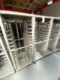 *EACH*KELMAX HEAVY-DUTY ALUMINUM BAKERS RACKS W/(17)RAILS