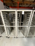 *EACH*KELMAX HEAVY-DUTY ALUMINUM BAKERS RACKS W/(17)RAILS