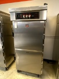 FWE ALL S/S SPLIT-DOOR RETHERMALIZER COOK & HOLD OVEN W/CASTERS 220/240V 1PH MOD RH-B-32 W/30BASKETS