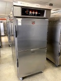 FWE ALL S/S SPLIT-DOOR RETHERMALIZER COOK & HOLD OVEN W/CASTERS 208V 3PH MOD. RH-B-32H0 +(30)BASKETS