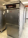 FWE ALL S/S SPLIT-DOOR RETHERMALIZER COOK & HOLD OVEN W/CASTERS 208V 3PH MOD. RH-B-32H0 (DAMAGED)