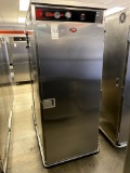 FWE ALL S/S HEATED CABINET W/CASTERS 120V 1PH MOD. USHT-28B W/(30)CHROME WIRE SPEED BASKETS