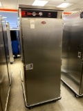 FWE ALL S/S HEATED CABINET W/CASTERS 120V 1PH MOD. USHT-28B W/(30)CHROME WIRE SPEED BASKETS