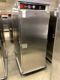 FWE ALL S/S HEATED CABINET W/CASTERS 120V 1PH MOD. USHT-28B W/(30)CHROME WIRE SPEED BASKETS