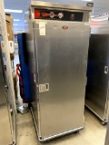 FWE ALL S/S HEATED CABINET W/CASTERS 120V 1PH MOD. USHT-28B W/(30)CHROME WIRE SPEED BASKETS