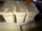*EACH*CONTINENTAL WHITE PLASTIC INGREDIENT BINS (NO CASTERS)