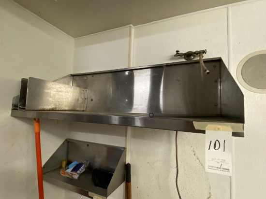 S/S 47"X20" WALL SHELF