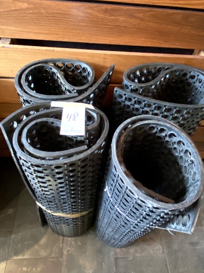 *EACH*LIKE NEW BLACK RUBBER FLOOR MATS