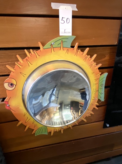 WALL FISH MIRROR