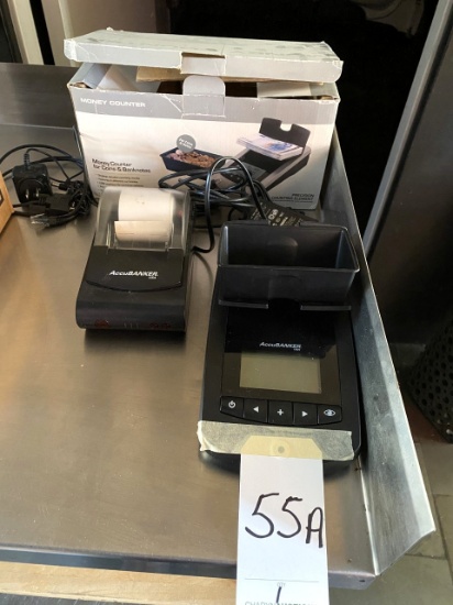 ACCUBANKER BILL & COIN COUNTER W/BOX