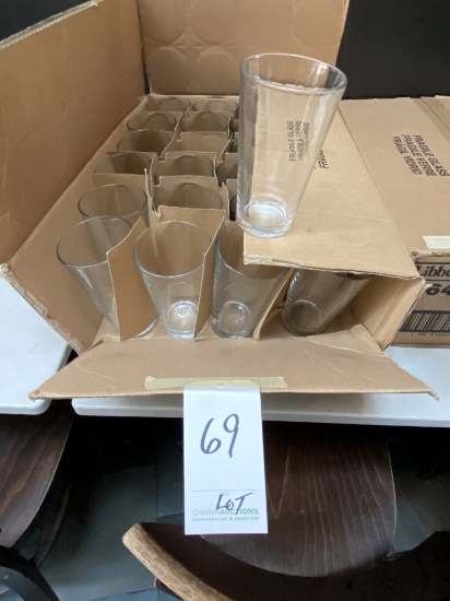 CASE (24)NEW LIBBEY 16OZ MIXING GLASSES