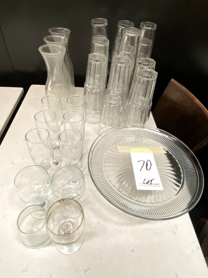 *LOT*ASST GLASSWARE