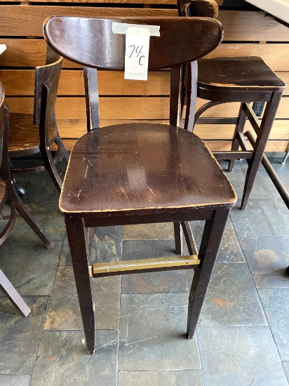 *EACH*WOOD BAR STOOLS