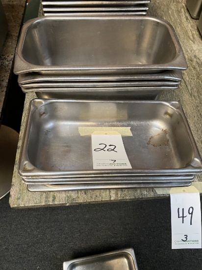 *EACH*S/S 2"/6" 1/3-SIZE PANS