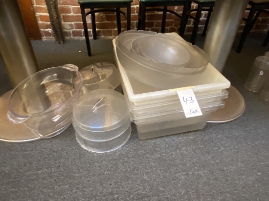 *LOT*PLASTIC FOOD CONTAINERS & MIXING BOWLS