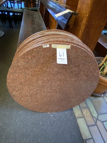 *EACH*GRANITE 32" ROUND TABLE TOPS
