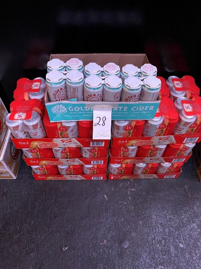 *LOT*(156 CANS)STIEGL RADLER GRAPEFRUIT BEER & GOLDEN GATE CIDER