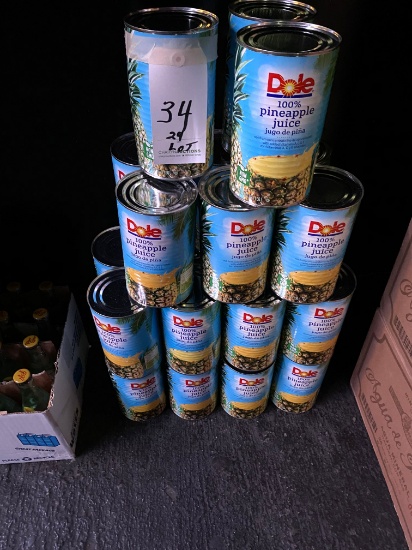 *EACH*CANS DOLE PINEAPPLE JUICE