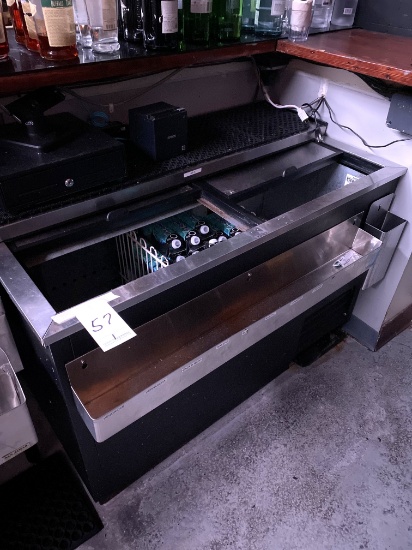 TRUE S/S 50" SLIDING-TOP DOOR BOTTLE BOX MOD. TD-50-18