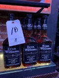 *EACH*BOTTLES EVAN WILLIAMS WHISKEY