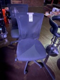 *EACH*BLACK FABRIC OFFICE CHAIRS