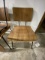 *EACH*GUS WOOD MOLDED CHAIRS W/BLACK LEGS