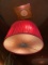 *EACH*RED FABRIC HANGING CHANDELIERS (APPROX 36