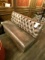 BROWN VINYL TUFTED BACK 60