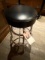 *EACH*CHROME SWIVEL STOOLS W/BLACK VINYL SEAT