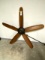 LARGE WOOD 5-BLADE CEILING FAN (NEEDS CONTROLLER)