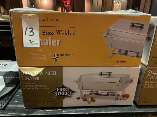 *EACH*S/S CHAFING DISHES (IN BOX)