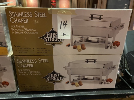 *EACH*S/S CHAFING DISHES (IN BOX)