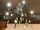 BRASS HANGING CHANDELIER (APPROX 36